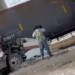 INTENTA GANARLE EL PASO AL TREN Y PROVOCA CHOQUE EN ESCOBEDO 7 INTENTA GANARLE EL PASO AL TREN Y PROVOCA CHOQUE EN ESCOBEDO