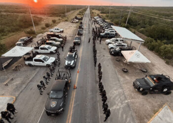 ACTIVAN NL Y COAHUILA OPERATIVO ESPEJO; DESPLIEGAN MÁS DE MIL 500 AGENTES