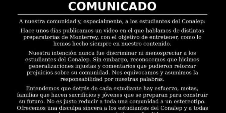 SE DISCULPAN ‘LOS PARRILLEROS MAMONES’ CON ALUMNOS DEL CONALEP 1 SE DISCULPAN ‘LOS PARRILLEROS MAMONES’ CON ALUMNOS DEL CONALEP