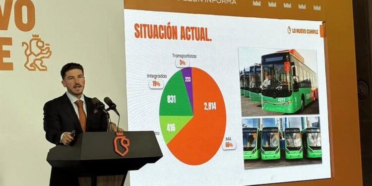 ANUNCIA SAMUEL LA LLEGADA DE 600 NUEVOS CAMIONES; INCORPORARÁN 100 POR MES